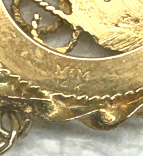 GOLD UNIQUE 3D 14K Yellow Solid Gold NEW ORLEANS SHRIMP Bracelet Charm 5gr - Picture 5 of 7