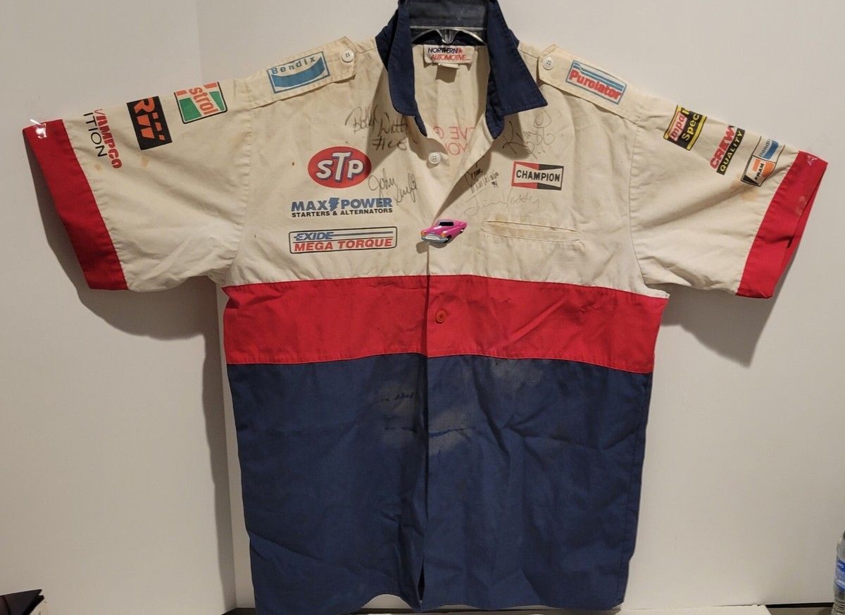 美品　80s HONDA グランプリチーム　ボタンシャツ　古着 Signed Vintage 80s Racing Pit Crew Button Shirt | eBay