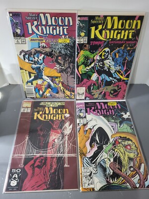 Marc Spectre: Moon Knight (4) Comic Lot Issues 6-7-30-32 Marvel 