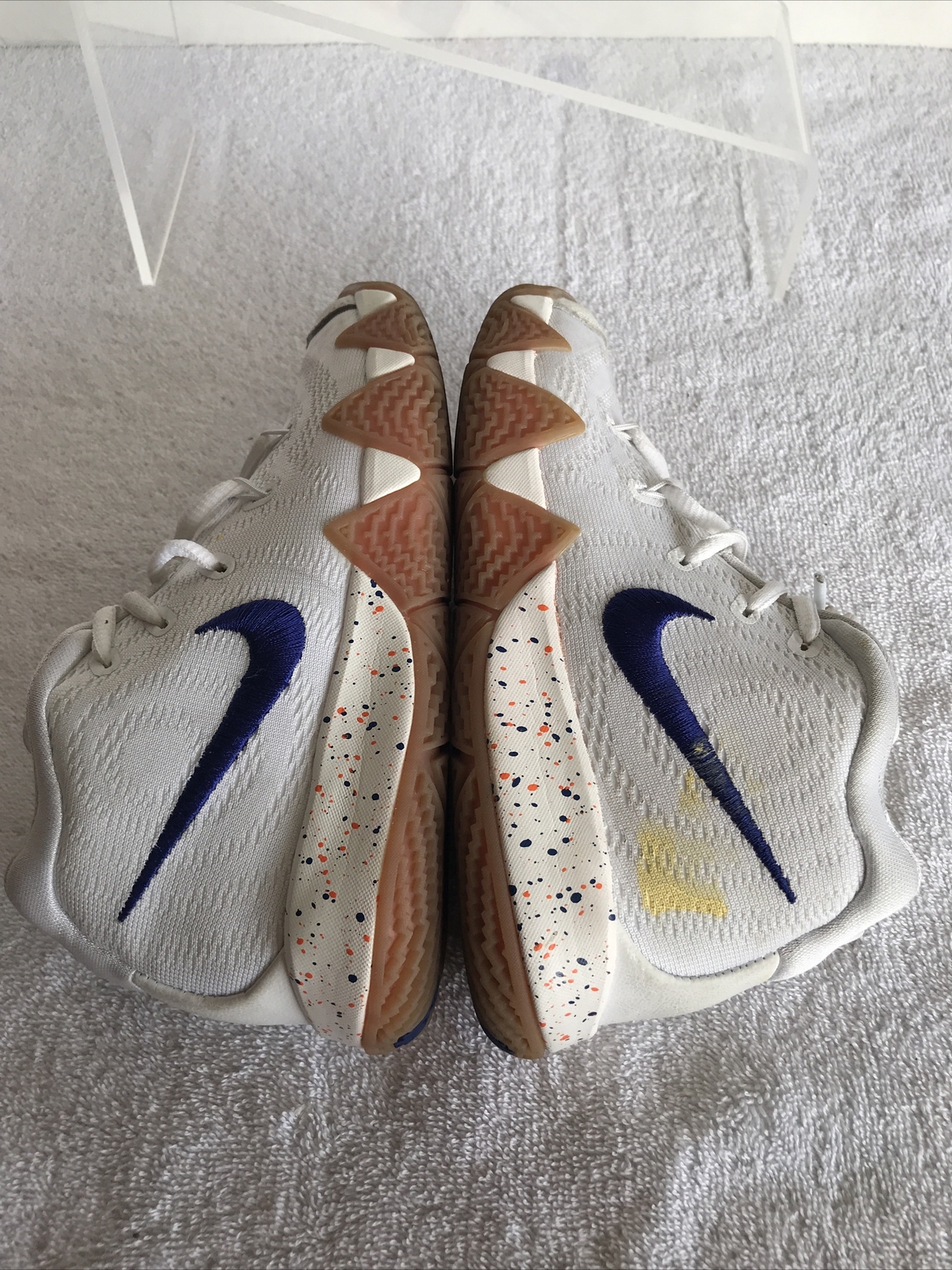 Nike Kyrie 4 (ps) White Deep Royal Blue 