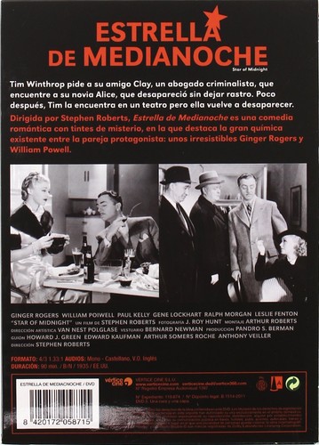 ESTRELLA DE MEDIANOCHE - DVD FAJA - Imagen 2 de 2
