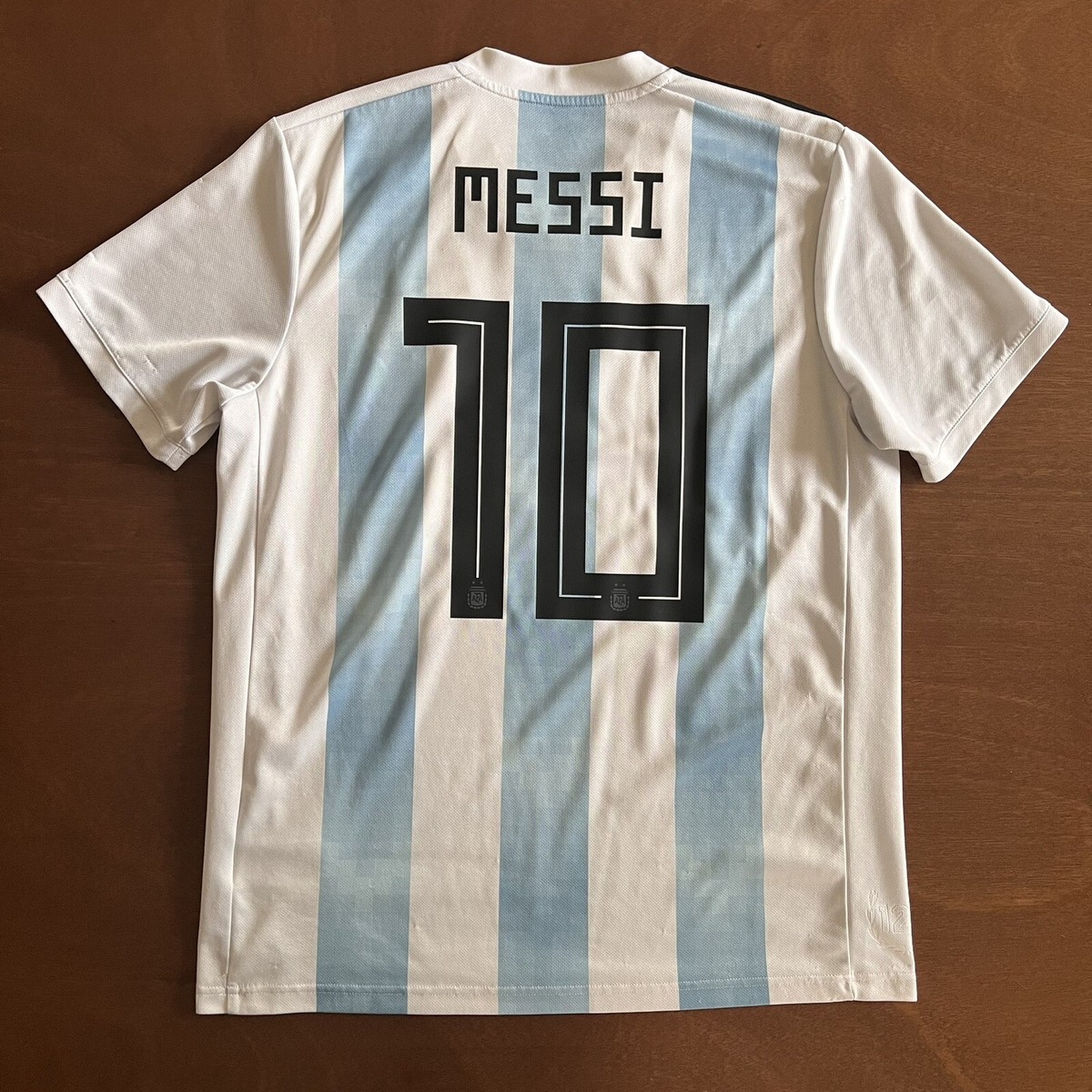ADIDAS 2018 🇦🇷 Argentina 🐐 MESSI Home Football Shirt Soccer