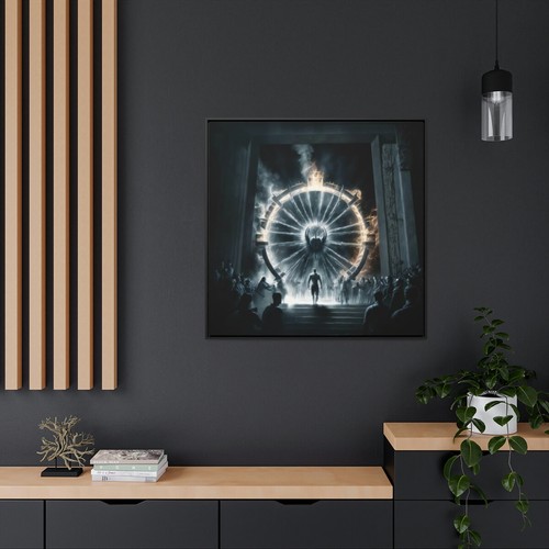 Illuminati Mall's Party at CERN Gallery Canvas Wraps, Square Frame  - Bild 1 von 6