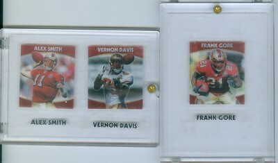 #ad 2007 Monopoly Fantasy Player Property Label Set San Francisco 49ers 3 Players $3.00