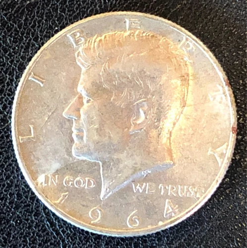 1964-D Kennedy Half Dollar $.50 Error VARIETY FS-101 Double Die OBV Repunch Coin