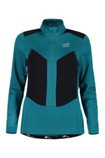 maloja sweter narciarski IslasM. Koszulka narciarska alpinistyczna turkusowa