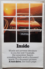 Vauxhall Range Brochure 1972 - Viva Firenza Victor VX 4/90 Ventora
