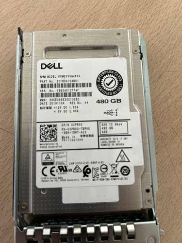 DELL 480GB KPM5XVUG480G SAS SSD - Afbeelding 4 van 4