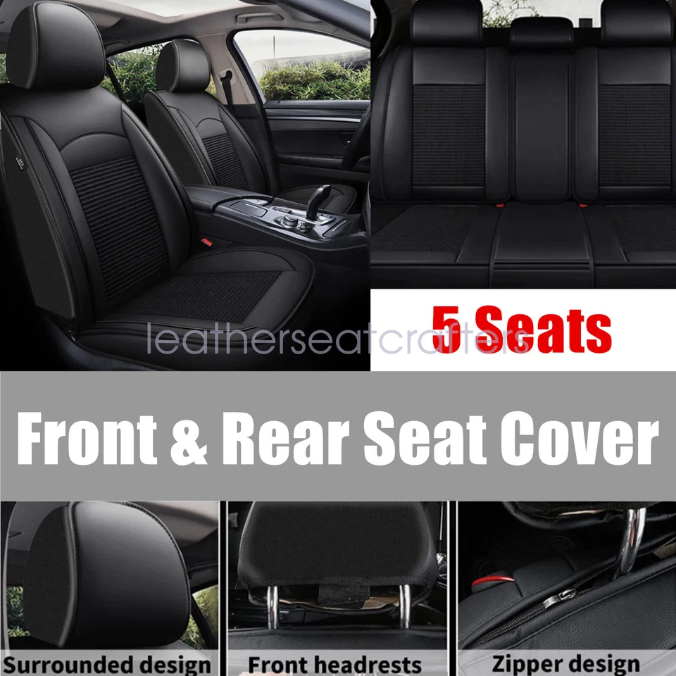 Luxury PU Leather Full Surround Car Seat Seat Cover For 2004-2017 JEEP Wrangler Foto 2 de 4