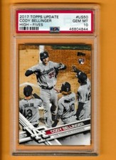 2017 Topps Update US50 Cody Bellinger High-Fives Rookie PSA 10, recently graded!