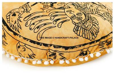 Pannello Mdf Cuscino Da Pavimento Rotondo Mandala Elefante - Foto 6