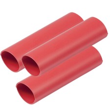 ANCOR HEAVY WALL HEAT SHRINK TUBING 3/4" X 12" RED 3 PK