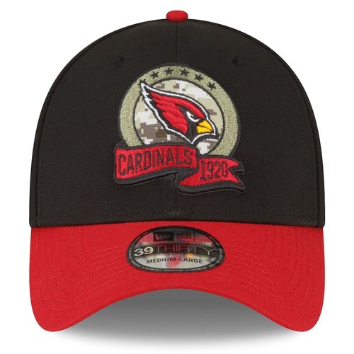 CAPPELLO ARIZONA CARDINALS NEW ERA 39THIRTY 2022 SALUTE AL SERVIZIO Flex Fit S/M $38 - Foto 2 di 6