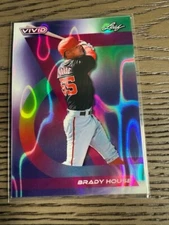 2024 LEAF VIVID Navy LAVA ROOKIE #8 BRADY HOUSE 4/7 NATIONALS