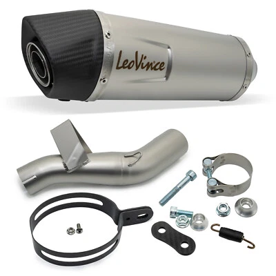 Silencieux arrière d'échappement LeoVince SLIP-ON SBK LV ONE EVO acier inox - Photo 1/4