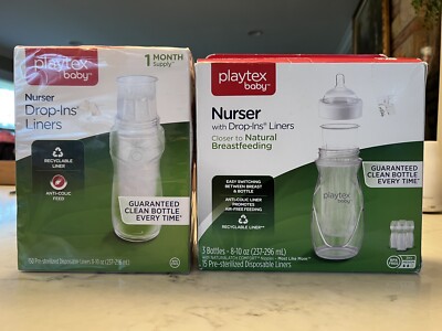 Playtex Baby Drop-Ins Baby Bottle Liners (150 Pieces) AND