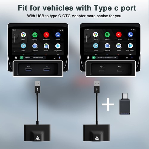 Teeran Android Auto Wireless Adapter for OEM Factory Wired Android Auto Cars ... - Picture 9 of 9