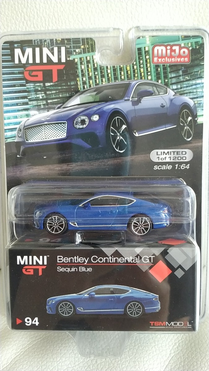 MINI GT ベントレー・コンチネンタル GT 　ブルー(チェイスカー) MINI GT ベントレー・コンチネンタル GT ブルー(チェイスカー