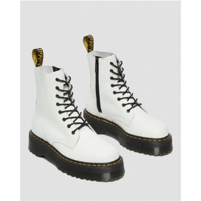 Dr. Martens Jadon White Eight Eye Boots Sz 9 