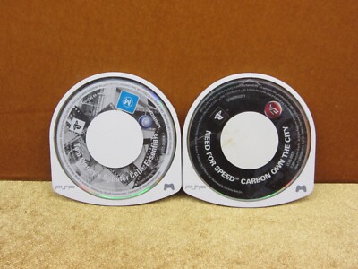 PSP UMD Game Lot Tom Clancys Splinter Cell Need For Speed Carbon Region 2 Europe