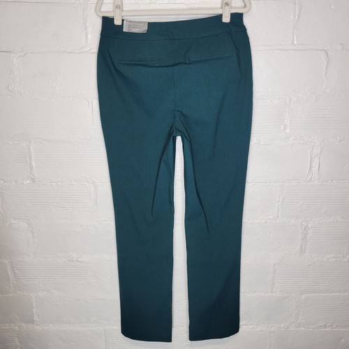 Chico's Women's Size 2 (US Size 12) Pants So Slimming Brigitte Green Pull On - Picture 2 of 7