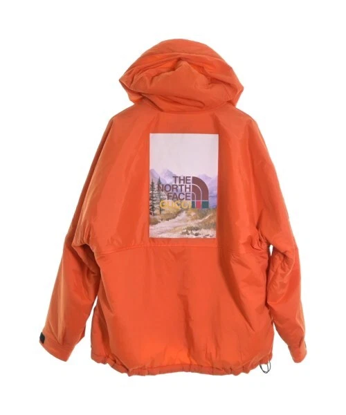 GUCCI x The North Face Anorak Jacket Puffer Orange L 663755 XAAC4 2200306668012