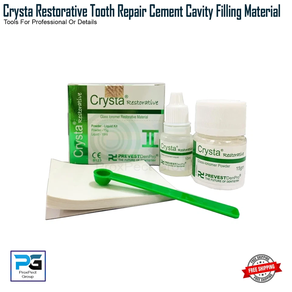 PROXPECT GROUP® Crysta Riparazione Denti/Denti Forte Soluzione Dentale Permanente Riempimento Cavità Cemento