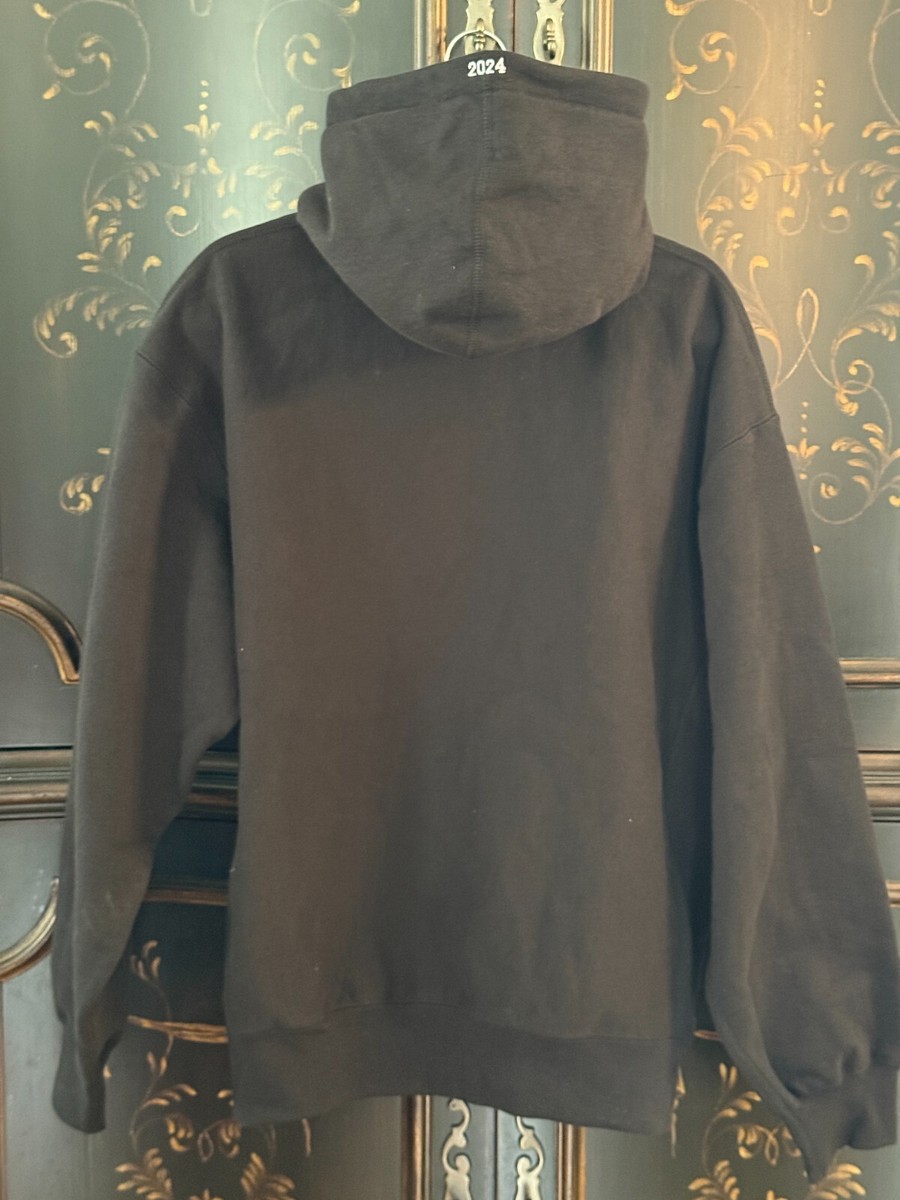 $168 Supreme Box Logo Hooded Sweatshirt Sweatshirt (FW24) | Black