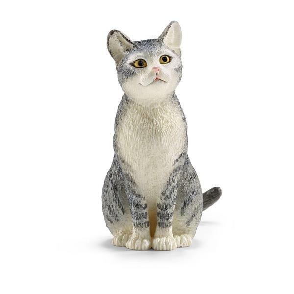 Schleich Cat Sitting Animal Figure NEW IN STOCK Toys