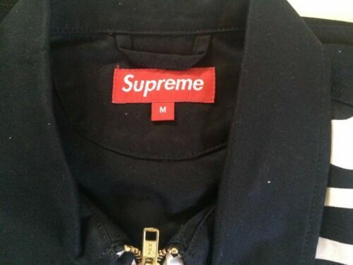Supreme S/S 13 Zebra Garage Jacket Black M shirt box logo Supreme S/S 13 Zebra Garage Jacket Black M shirt box logo