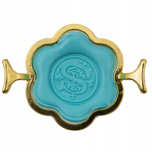 Prägeform Form für Siegelstempel große Blume Stempel Lackstempel - Bild 1 von 2