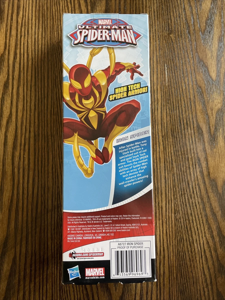 Hasbro Red & Gold 2019 Marvel Ultimate Spider-Man Titan Hero Series Iron  Spider | eBay
