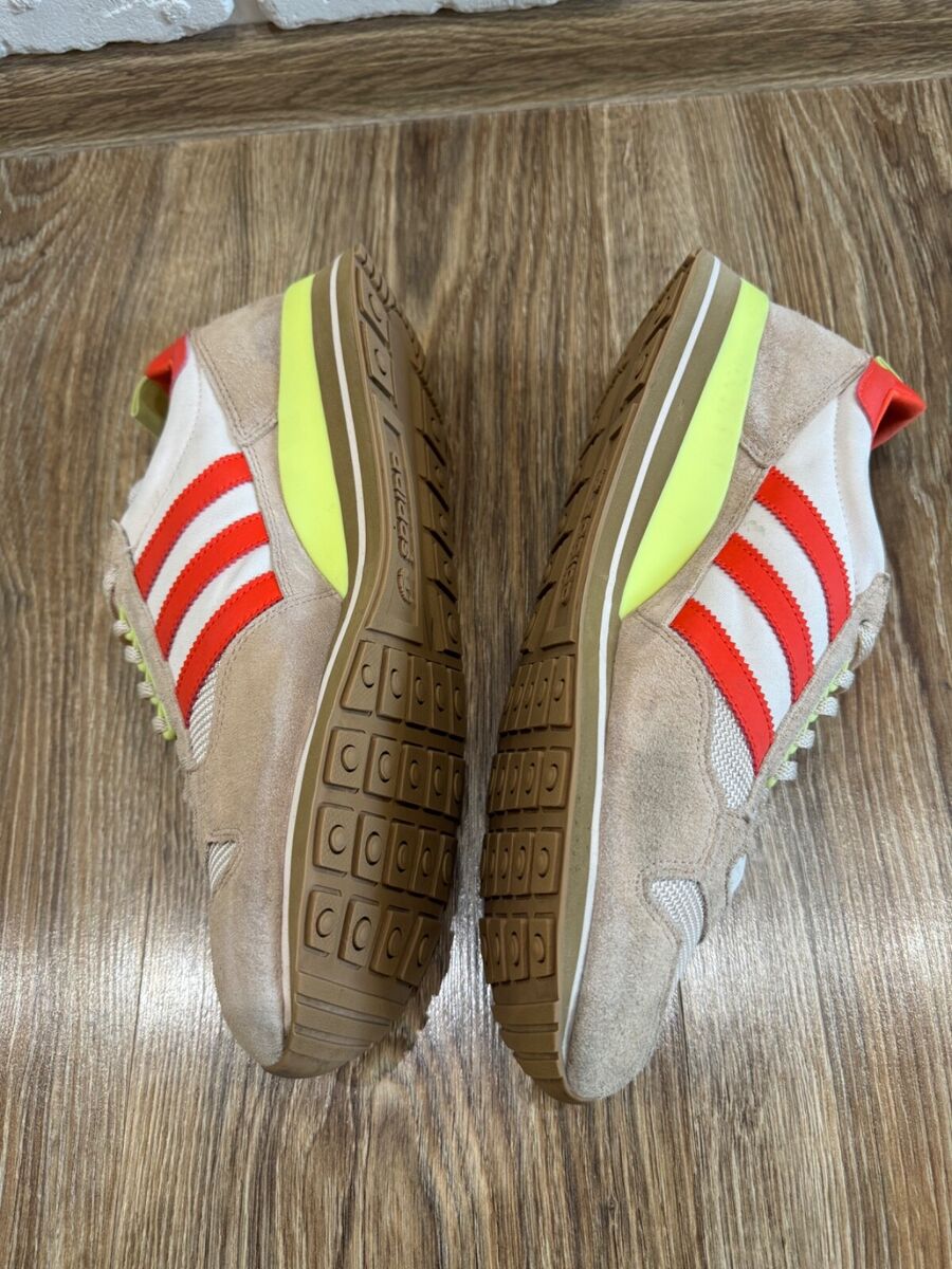 Adidas ZX 500 Jordan Beige Orange Trainers Size 44.5 FU9247 Adidas ZX 500 Jordan Beige Orange Trainers Size 44.5 FU9247