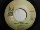 QUEEN~"TIE YOUR MOTHER DOWN"~Orig. 1977~ROCK~CLASSIC ROCK~7'' 45rpm~ELEKTRA~VG+