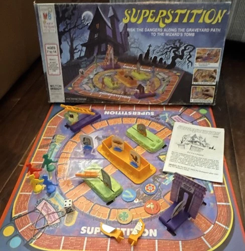 Vintage 1977 Milton Bradley “Superstition” Board Game (Ages 7-14)  99% complete