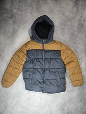 Swiss Tech Bovs Puffer Jacket Size 6/7 Fleece Lined Hooded Winter Coat