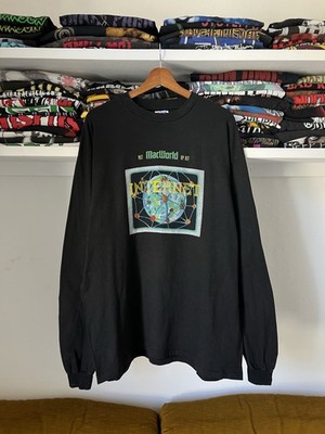 Hanes - 90er Mac World Internet Double Printed Long Sleeve