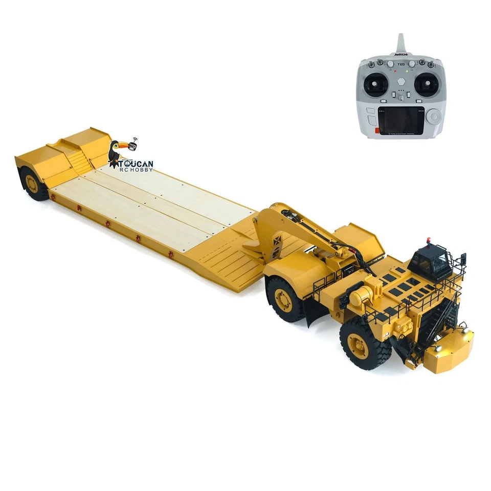 1.8Meters 1/20 RC Heavy Duty Hydraulischer Bergbauanhänger C739D Gooseneck Auto - Bild 2 von 4