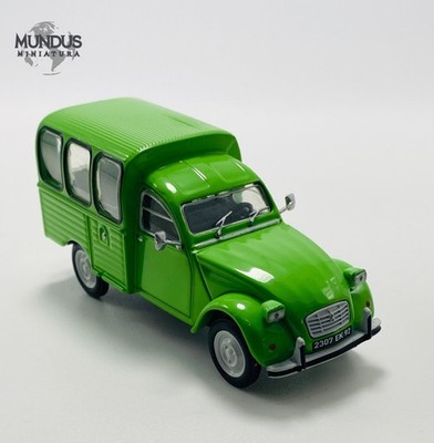Citroën 2CV Kastenwagen AKS 400 A 6-fach Gläser 1/43 Eligor Diecast Modellauto