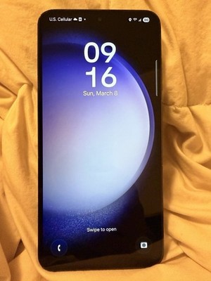 Samsung Bar Smartphone Black Triple Rear Cameras U.S. Cellular Mobile Phone