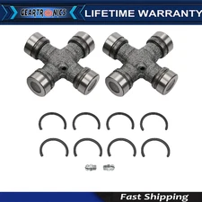 Pair Premium Driveshaft Universal Joints Front / Rear for Moog 534G KY