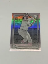 2024 Bowman Chrome Prospects Eduardo Tait Pearl Refractor 1st #BCP-164 SSP Twins