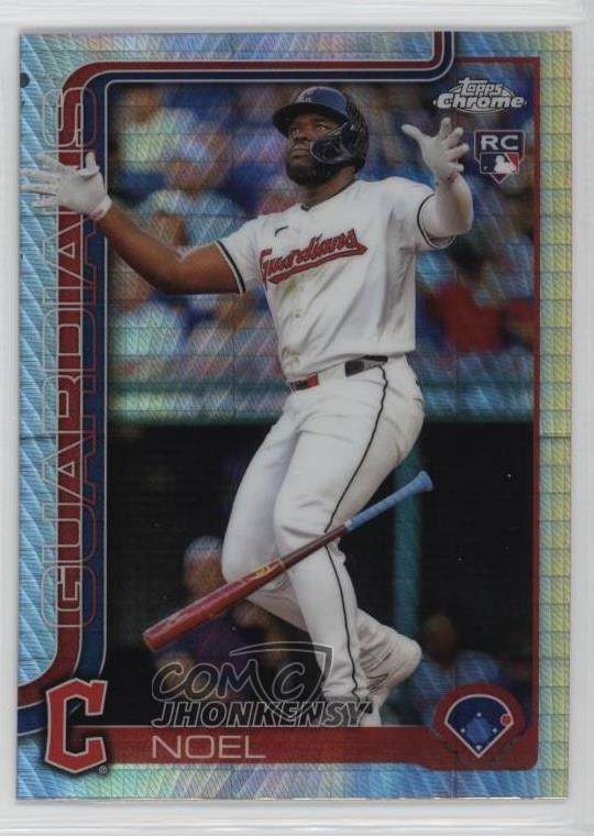 2025 Topps Chrome Prism Refractor Jhonkensy Noel #291 Rookie RC 1l78