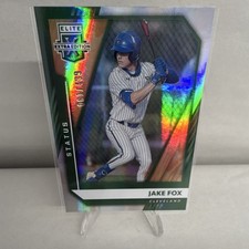 2021 Panini Elite Extra Edition - Jake Fox #95 Status Green /499 (RC)
