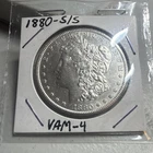 1880 Morgan $1 San Francisco Uncirculated Silver Dollar VAM-4