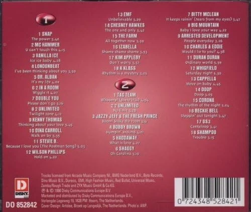 Various Millennium: 36 Hits of 1990-1994 (CD) Foto 3 de 3