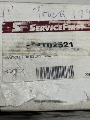 Trane SWT02521 Switch Pressure 1S2 Honeywell Resideo