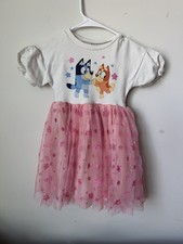 Disney Bluey Girls Dress Tutu, Size 4