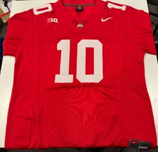 Ohio State Buckeyes Julian Sayin Football Jersey Red Stitched