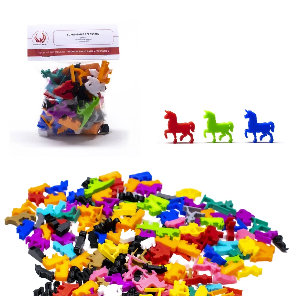 Фигурки Unicorn Meeple Fantasy для настольных игр - предметы настольной игры жетоны DnD - Изображение 3 из 4